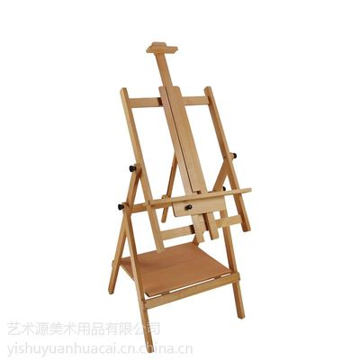 供應多功能立臥兩用式櫸木畫架 網絡技術賦能藝術創作